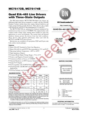 MC75172BDW datasheet  